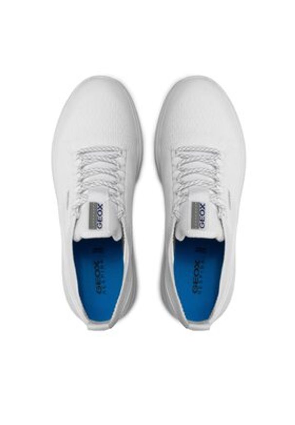 Geox Sneakersy D Spherica A D15NUA 0006K C1000 Biały. Kolor: biały. Materiał: materiał