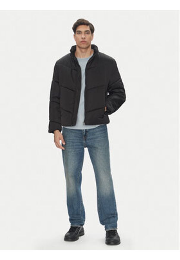 Hugo - HUGO Kurtka zimowa Bero2531 50541590 Czarny Regular Fit. Kolor: czarny. Materiał: syntetyk. Sezon: zima