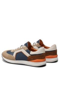 Badura Sneakersy MB-PASCAL-05 Kolorowy. Materiał: skóra. Wzór: kolorowy