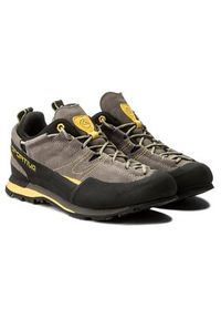 LA SPORTIVA - La Sportiva Trekkingi Boulder X 838GY Szary. Kolor: szary. Materiał: skóra, zamsz. Sport: turystyka piesza