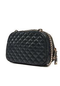 Guess Torebka HWEQG9 54174 Czarny. Kolor: czarny. Materiał: skórzane