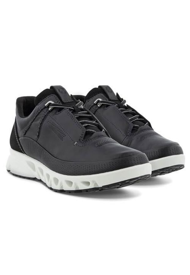 ecco - Buty do chodzenia damskie Ecco Multi vent Low Gtxs. Zapięcie: sznurówki. Kolor: czarny. Materiał: materiał. Szerokość cholewki: normalna. Technologia: Gore-Tex. Sport: turystyka piesza