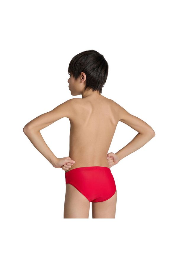Kąpielówki Arena Dynamo Brief junior. Kolor: czerwony. Materiał: materiał
