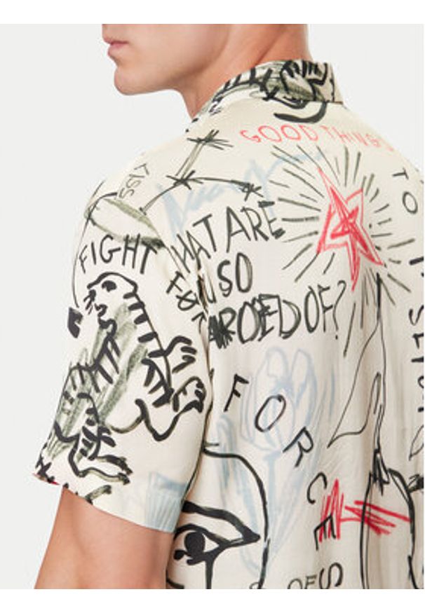 Baldessarini Koszula B3 76002.3725 Biały Regular Fit. Kolor: biały. Materiał: wiskoza