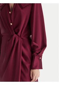 Babylon Sukienka wieczorowa ED0764 Bordowy Regular Fit. Kolor: czerwony. Materiał: syntetyk. Styl: wizytowy #3