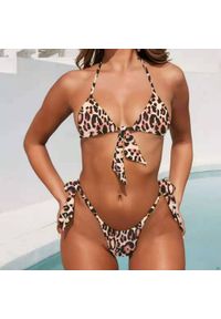 Intica - Bikini wiązane z regulacją na lato nad wodę Kelcy. Materiał: materiał. Wzór: gładki #3