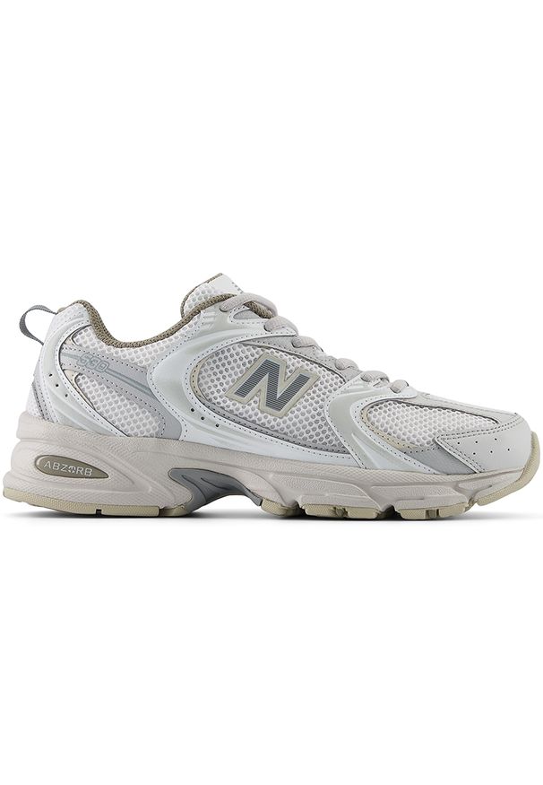 Buty unisex New Balance U530NEC – szare. Kolor: szary. Materiał: syntetyk, materiał. Szerokość cholewki: normalna. Sezon: lato. Sport: turystyka piesza