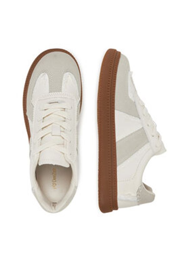 DeeZee Sneakersy XL-111 Écru. Materiał: syntetyk, materiał