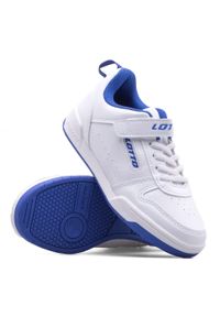 Buty sportowe dziecięce LOTTO TOCO BC sneakersy. Kolor: biały, wielokolorowy, niebieski