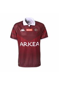 Kappa - Koszulka domowa Union Bordeaux-Bègles Pro 2024/25. Kolor: czerwony