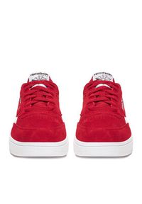Reebok Sneakersy EO-CLUB C DOUBLE REVENGE 100229521 Bordowy. Kolor: czerwony. Materiał: skóra, zamsz. Model: Reebok Club #10