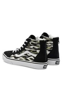 Vans Tenisówki Jn Sk8-Hi Zip VN0007PVN421 Czarny. Kolor: czarny. Materiał: materiał #5