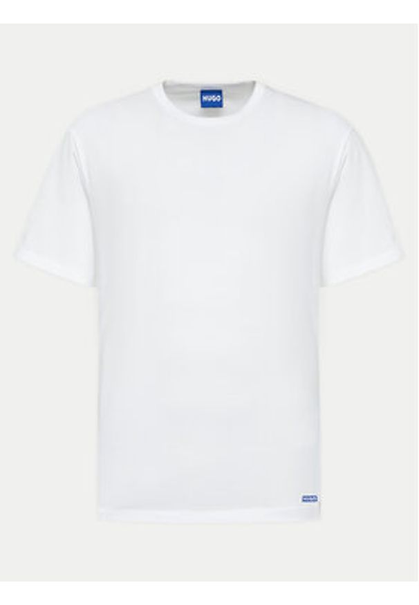 Hugo Komplet 2 t-shirtów Naolo 50522383 Biały Regular Fit. Kolor: biały. Materiał: bawełna