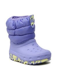 Crocs Śniegowce Classic Neo Puff T 207683 Fioletowy. Kolor: fioletowy #5
