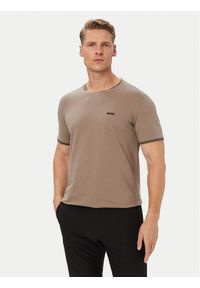 BOSS T-Shirt Taul 50521245 Beżowy ciemny Regular Fit. Kolor: beżowy. Materiał: bawełna #1
