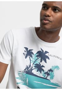 bonprix - T-shirt z czystej bawełny organicznej. Kolor: biały. Materiał: bawełna. Długość: długie #2