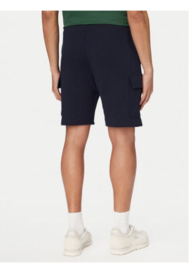 Lacoste Szorty sportowe GH9743 Granatowy Regular Fit. Kolor: niebieski. Materiał: bawełna. Styl: sportowy