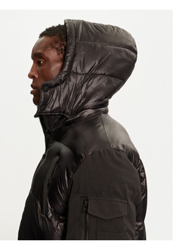 Brave Soul Kurtka zimowa MJK-BUXTON Czarny Regular Fit. Kolor: czarny. Materiał: syntetyk. Sezon: zima