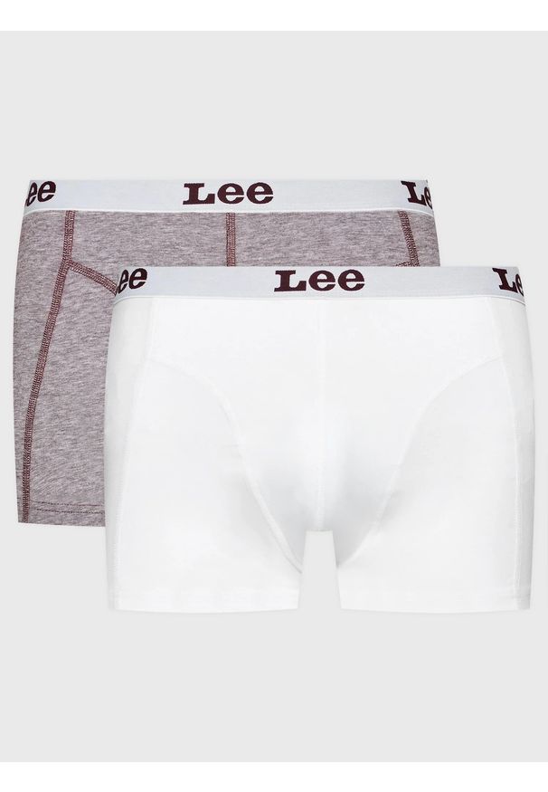 Lee - LEE 2-PACK TRUNK VELVET MĘSKIE BOKSERKI LOGO LP03CK74 112320570