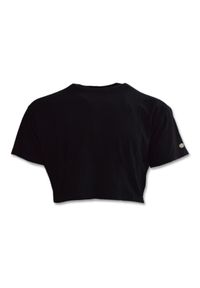 Koszulka Champion Crewneck Croptop T-shirt NBK. Kolor: czarny