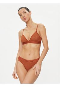 Calvin Klein Underwear Biustonosz braletka 000QF7491E Pomarańczowy. Kolor: pomarańczowy. Materiał: syntetyk #3