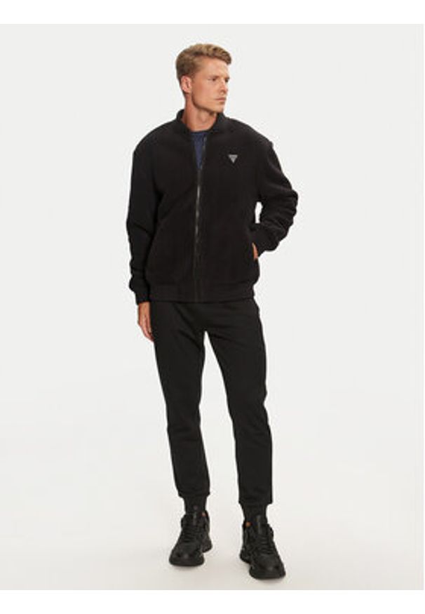Guess Kurtka przejściowa Keid Z4BL04 KCEB0 Czarny Regular Fit. Kolor: czarny. Materiał: syntetyk