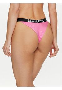 Calvin Klein Swimwear Dół od bikini KW0KW02392 Różowy. Kolor: różowy. Materiał: syntetyk #2