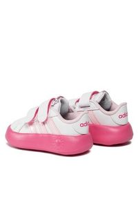 Adidas - adidas Sneakersy Grand Court 2.0 Tink Cf I ID8015 Biały. Kolor: różowy, biały. Materiał: skóra