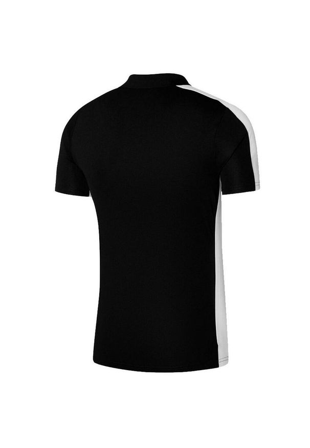 Nike - Męska Koszulka Polo Academy DriFIT. Typ kołnierza: polo. Kolor: czarny. Sport: turystyka piesza