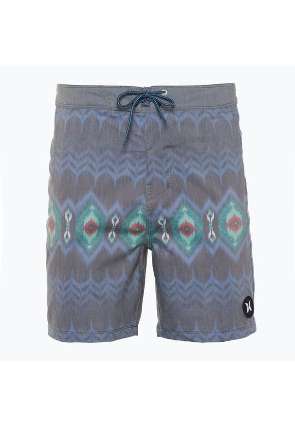 Szorty kąpielowe męskie Hurley Phantom Naturals Tailgate 18". Kolor: niebieski