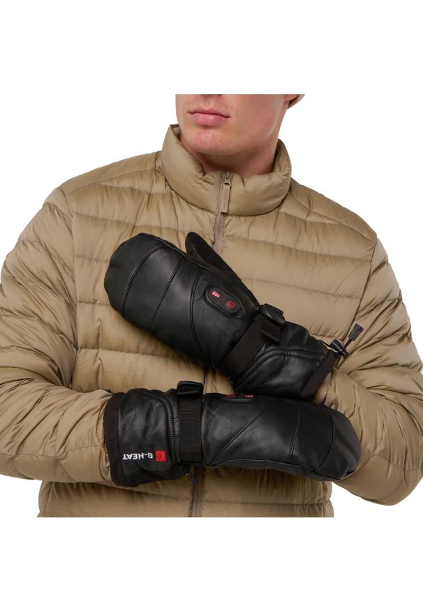 G-HEAT - Ogrzewane rękawice dla dorosłych LIMIT-30 - 1 para, baterie. Kolor: czarny. Sezon: zima. Sport: narciarstwo