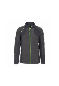 PEAK MOUNTAIN - Kurtka polarowa Peak Mountain Cecut. Kolor: szary. Materiał: polar. Sezon: zima. Sport: narciarstwo #1