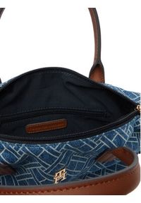 TOMMY HILFIGER - Tommy Hilfiger Torebka Popette Mini Tote Denim Flag AW0AW18612 Niebieski. Kolor: niebieski #3
