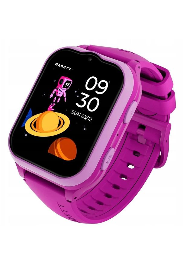 GARETT - Smartwatch Garett Garett Kids eSim 4G różowy. Rodzaj zegarka: smartwatch. Kolor: różowy