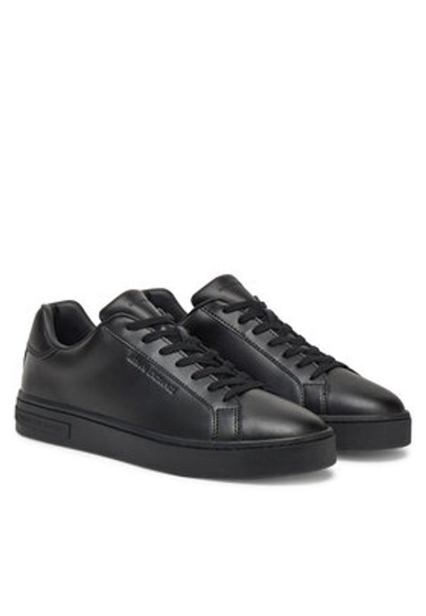 Armani Exchange Sneakersy XM000141 AF11912 UC001 Czarny. Kolor: czarny. Materiał: skóra