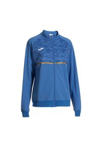 Bluza do biegania damska Joma Record III Full Zip. Kolor: niebieski