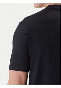 Karl Lagerfeld - KARL LAGERFELD T-Shirt 755047 562235 Granatowy Regular Fit. Typ kołnierza: dekolt w karo. Kolor: niebieski. Materiał: bawełna #5