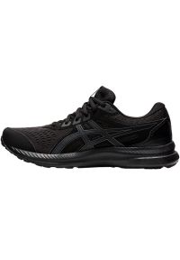 Buty do biegania Asics Gel Contend 8 M 1011B492 001 czarne. Zapięcie: sznurówki. Kolor: czarny. Materiał: guma. Szerokość cholewki: normalna. Sport: bieganie