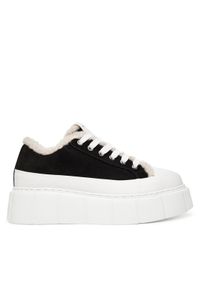 Inuikii Trampki Matilda Curly 1001.001.0381 Czarny. Kolor: czarny. Materiał: zamsz, skóra