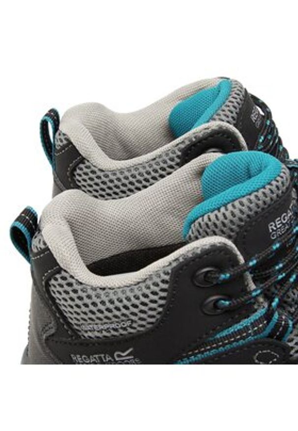 Regatta Trekkingi Lady Holcomber Iep Mid RWF573 Czarny. Kolor: czarny. Materiał: skóra