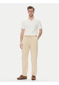 Marciano Guess Spodnie materiałowe 5GHB03 2310Z Beżowy Regular Fit. Kolor: beżowy. Materiał: syntetyk #3