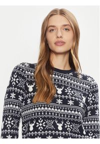 only - ONLY Sweter Xmas Winter 15327601 Granatowy Regular Fit. Kolor: niebieski. Materiał: syntetyk #2