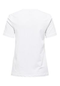 only - ONLY T-Shirt Emma 15329752 Biały Regular Fit. Kolor: biały. Materiał: bawełna #5
