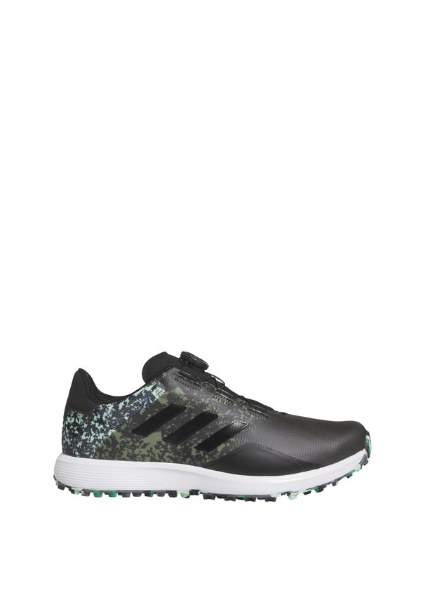 Buty do golfa męskie Adidas S2G SL 23 Wide Golf Shoes. Kolor: zielony, wielokolorowy, czarny. Materiał: materiał. Sport: golf