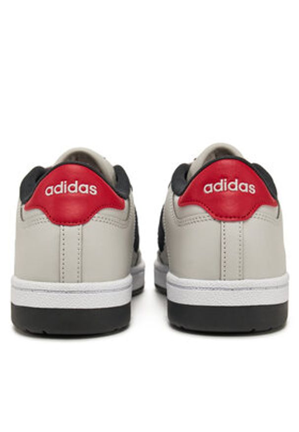 Adidas - adidas Buty do koszykówki Rapid Court Low JR3178 Beżowy. Kolor: beżowy. Materiał: skóra. Sport: koszykówka