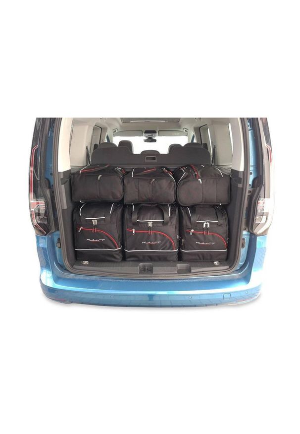 KJUST - Torby Do Bagażnika Vw Caddy 2021+ 9Szt Kjust. Kolor: czarny. Styl: sportowy