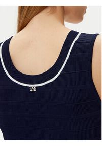 Marciano Guess Bluzka 5RGR03 5640Z Granatowy Regular Fit. Kolor: niebieski. Materiał: wiskoza