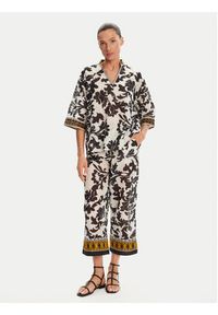 Devotion Twins - Devotion TWINS Bluzka Ethnic 025.004G Czarny Loose Fit. Kolor: czarny. Materiał: bawełna #4