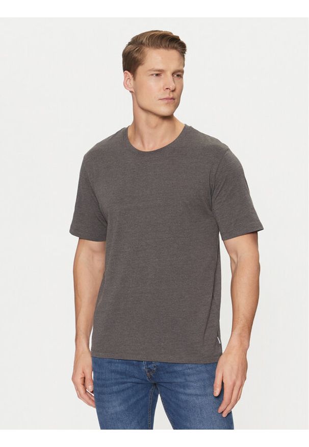 Jack & Jones T-Shirt 12222887 Szary Standard Fit. Kolor: szary. Materiał: syntetyk, bawełna