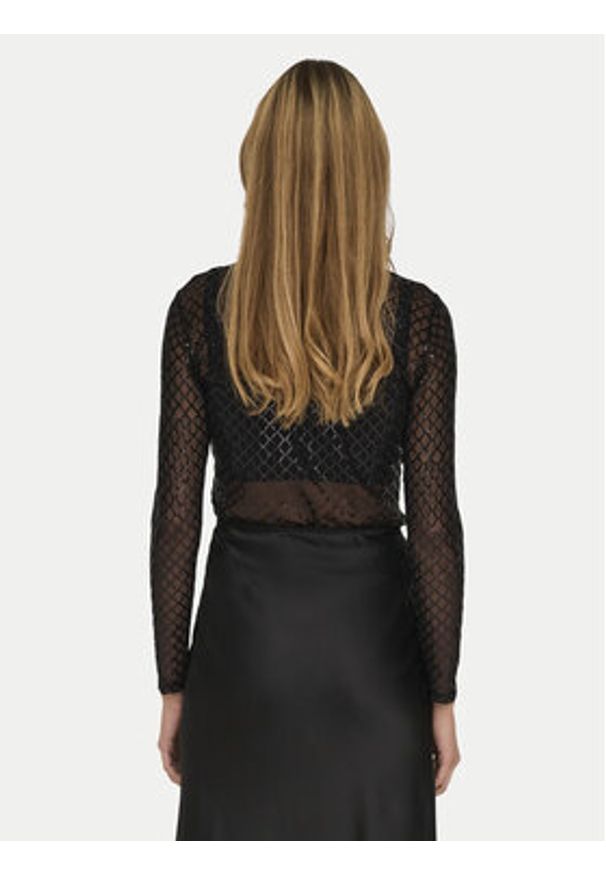 JDY Bluzka Hubby 15336986 Czarny Regular Fit. Kolor: czarny. Materiał: syntetyk